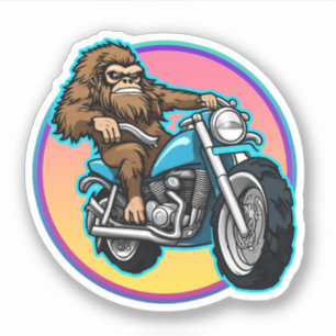 Easy Rider Motorcycle Daddy Sasquatch Sticker