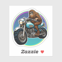 Easy Rider Motorcycle Daddy Sasquatch Sticker