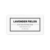 Easy Soap Bar Étiquettes de produits pour petites (Devant)