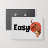Easy Tiger Button - Fierce en Fun (Voorkant / Achterkant)