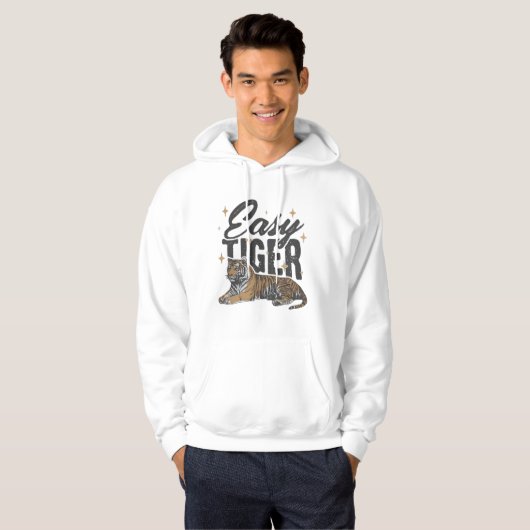 "Easy Tiger Design" Hoodie (Voorkant volledig)