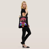 EASY Tiger Retro Rainbow Canvas tas Tiger Stripe (Op model)