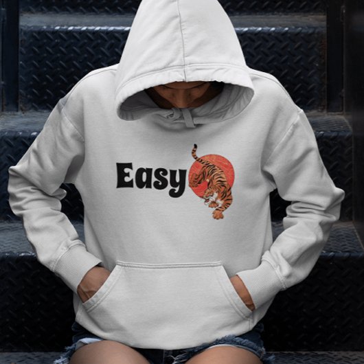 Easy Tiger Sweat à capuche – Confort sarcastique