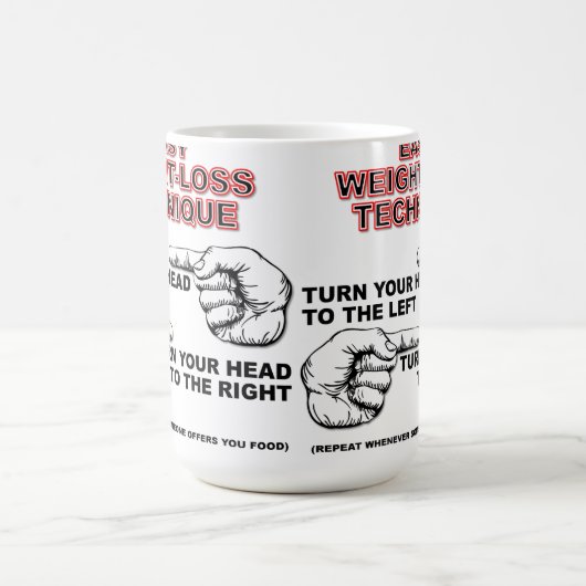 Easy Weight-Loss Funny Mug (Centre)