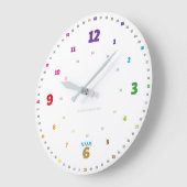 EasyRead Lernuhr Kinderuhr schlichtes Design Grote Klok (Hoek)