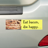 Eat Bacon Bumpersticker (Op auto)