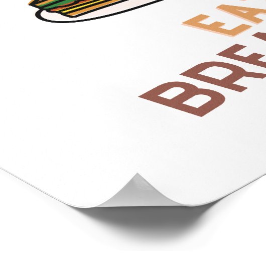Eat Breakfast Poster (Hoek)