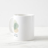 Eat Clean, Feel Clean Abstract Mug Koffiemok (Voorkant links)
