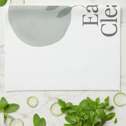 Eat Clean Minimalist Kitchen Towel Theedoek (Gevouwen)