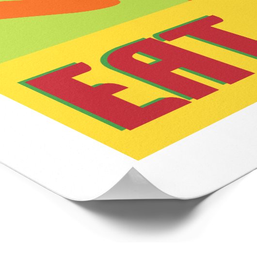 Eat Colours Fruit and Vegetable poster (Coin)