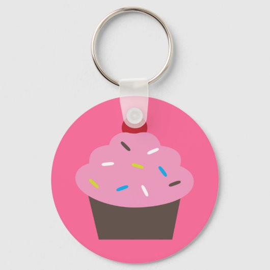 Eat Cupcake Sleutelhanger (Voorkant)