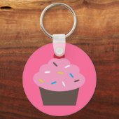 Eat Cupcake Sleutelhanger (Voorkant)
