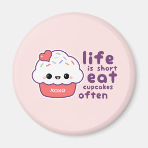 Eat Cupcakes Magneet