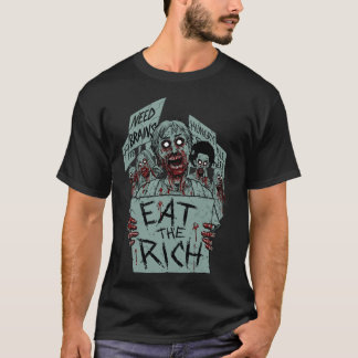 EAT DE RICH ZOMBIE T-SHIRT