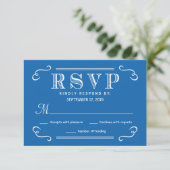 Eat Drick be Married RSVP Pacific Ocean Blue Répon (Debout devant)