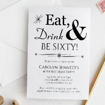 Eat Drink: 60 Retro Black White, 60 jaar