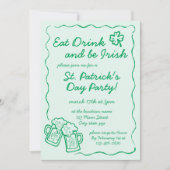 Eat Drink and Be Irish Party Invitation (Devant)
