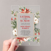 Eat Drink and be Merry Christmas Party Invitation (In situ (ordinateur de poche))