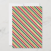 Eat Drink and be Merry Kerstparty Invitation Kaart (Achterkant)