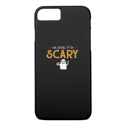 Eat Drink And Be Scary Classic Aesthetic Unique Case-Mate iPhone Case (Achterkant)