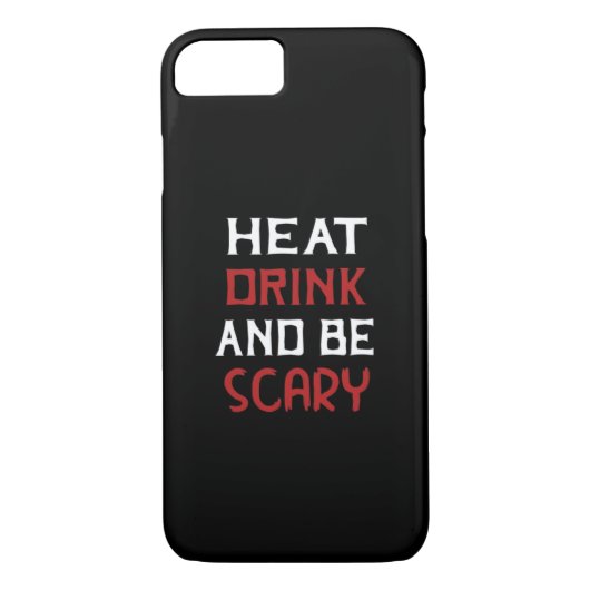 Eat Drink And Be Scary Creative Casual Case-Mate iPhone Case (Achterkant)
