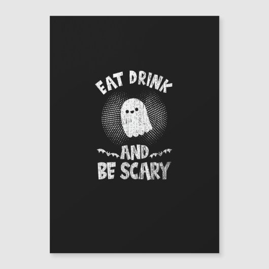 Eat Drink And Be Scary Ghost For A Boo Fan (Voorkant)
