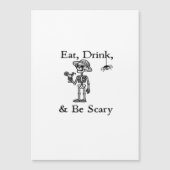 Eat Drink And Be Scary Halloween Aesthetic Style (Voorkant)