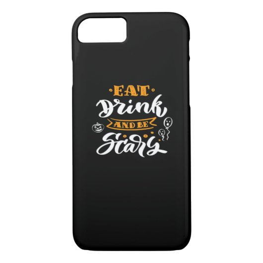 Eat Drink And Be Scary Halloween Creative Casual Case-Mate iPhone Case (Achterkant)