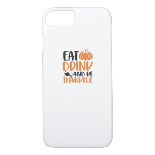 Eat Drink And Be Scary Minimal Clean Case-Mate iPhone Case (Achterkant)
