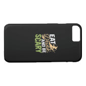Eat Drink And Be Scary Minimal Clean Case-Mate iPhone Case (Achterkant (Horizontaal))