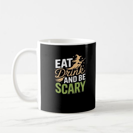 Eat Drink And Be Scary Minimal Clean Koffiemok (Links)