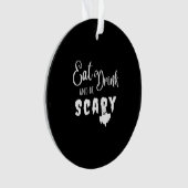 Eat Drink And Be Scary Retro Graphic (devant)