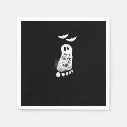 Eat Drink And Be Scary Trendy Graphic Servet (Voorkant)