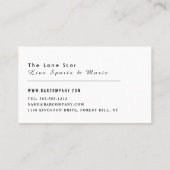 Eat, Drink Bar & Grill, Pub/Brewery Visitekaartje (Achterkant)