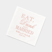 Eat Drink & Be Marié sur mesure mariage fête bronz (Gauche)