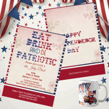 Eat Drink & Be Patriotic 4th July beroemd gemaakt 
