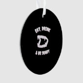 Eat Drink Be Scary Vampire Minimalist Style (devant)