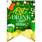 Eat Drink en Be Irish Boming Vlaggetjes (Derde vlag)
