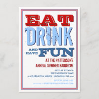 Eat, Drink en Fun op een zomerBBQ