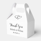 Eat drink en getrouwde prijsvraag voor bruiloft bedankdoosjes (Achterkant)