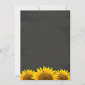 EAT-Drink en gewonnen zonnebloemen Kaart (Achterkant)