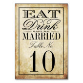 Eat, Drink en huwelijk Kaart (Voorkant)