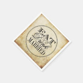 Eat, Drink en huwelijk Servet (Hoek)