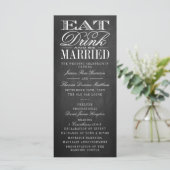 Eat, Drink en huwelijkshuwelijk Programma (Staand voorkant)