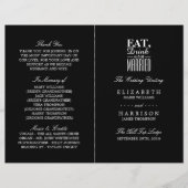 Eat, Drink en huwelijksweddenschap (Voorkant)