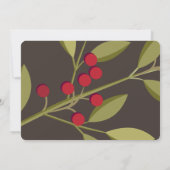 Eat, Drink en vrolijk kerstfeest Kaart (Achterkant)