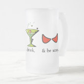 Eat - Drink en wees eng Matglas Bierpul (Voorkant rechts)