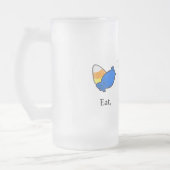 Eat - Drink en wees eng Matglas Bierpul (Links)