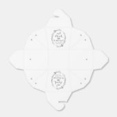 Eat Drink en wees gepersonaliseerd getrouwd Bedankdoosjes (Uitgevouwen)