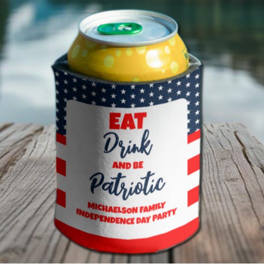 Eat Drink en wees patriottisch op 4 juli Blikjeskoeler